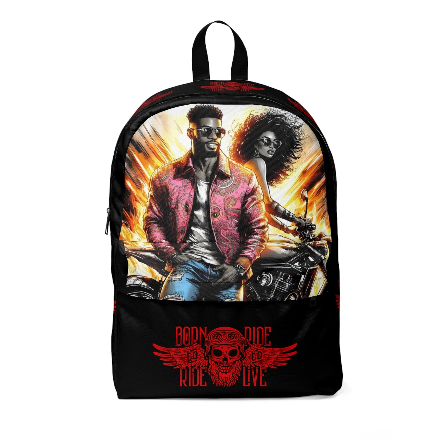 Born To Ride Unisex Classic Backpack #13M