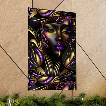 Purrple Reign Matte Vertical Posters #PR7