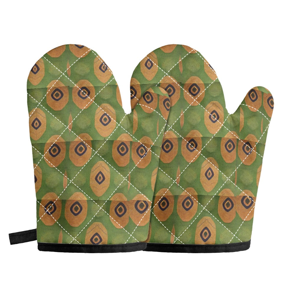 Oven glove(two pieces)