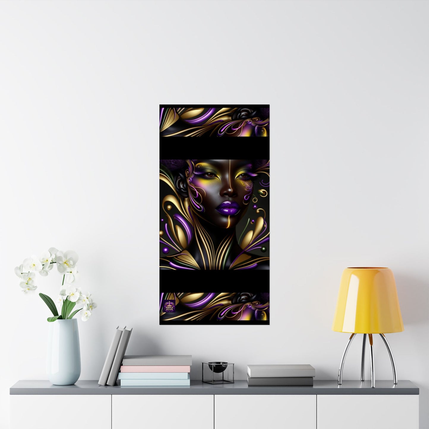 Purrple Reign Matte Vertical Posters #PR7