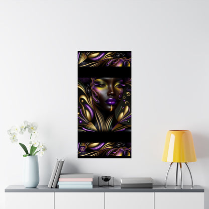 Purrple Reign Matte Vertical Posters #PR7