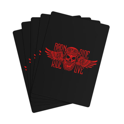 Born To Ride Poker Cards #13M