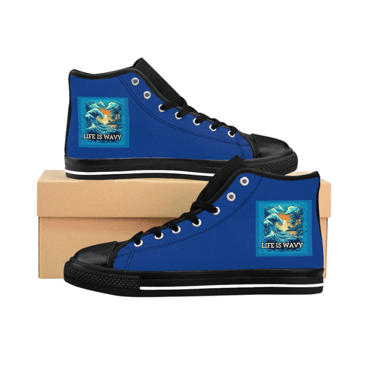 Life is Wavy Women's Classic Sneakers #LW3