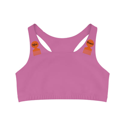 Afro Power Seamless Sports Bra (AOP) #AP1