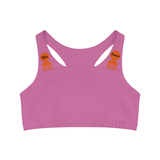 Afro Power Seamless Sports Bra (AOP) #AP1