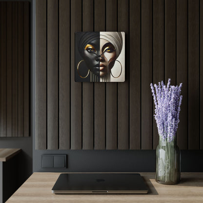 Duality Acrylic Wall Clock #DLTY1