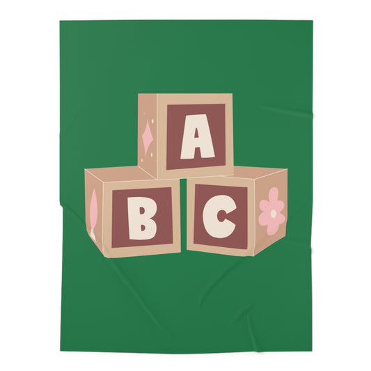 ABC Baby Swaddle Blanket #ABC1