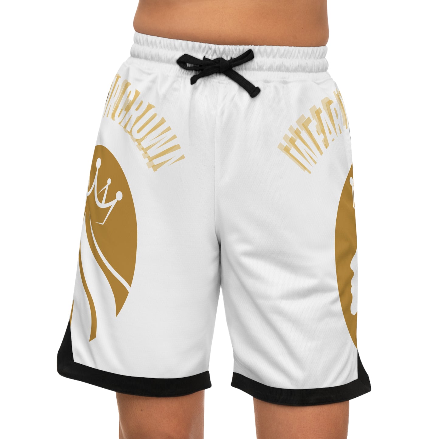 Wear Your Crown Basketball Rib Shorts (AOP) #23