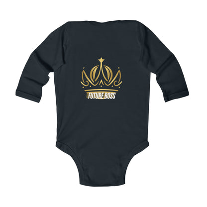 Future Boss Infant Long Sleeve Bodysuit #27IU