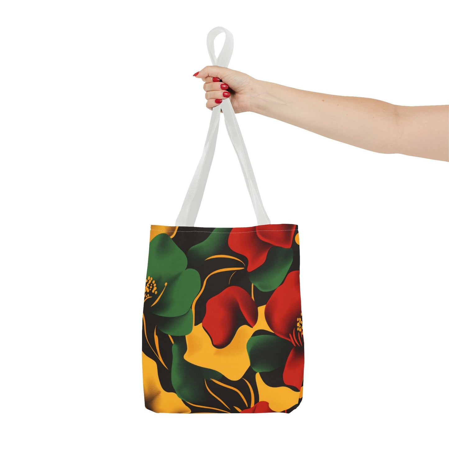 Vibrant Floral Tote Bag Trendy Shopping Tote Eco-Friendly Carry-All Perfect for Summer Gift for Her and Him