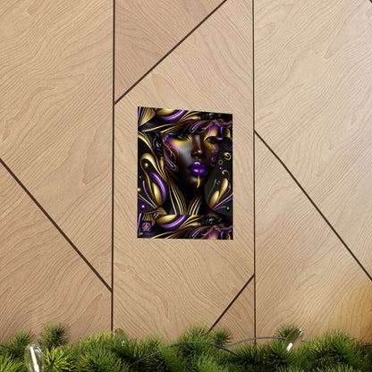 Purrple Reign Matte Vertical Posters #PR7