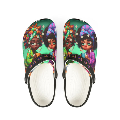 Monday Vibes EVA Foam Rubber Shoes (AOP) #MV4