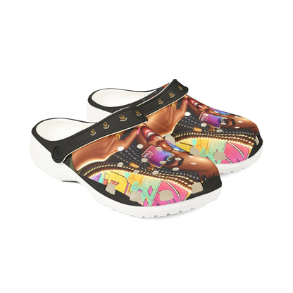Queen-Wear Your Crown EVA Foam Rubber Shoes (AOP) #5U