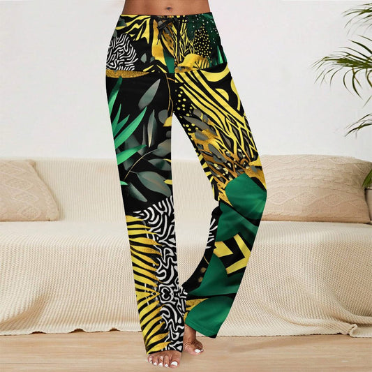 Yoga pants Women's Straight Drawstring Yoga Pants