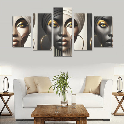 Duality Frameless Canva Wall Art Canvas Print Sets C (No Frame)
