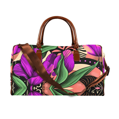 Violet Tulip Large Capacity Travel Bag-Large (Brown Short Patch) (1737) Large Capacity Travel Bag-Large (Brown Short Patch) (1737)