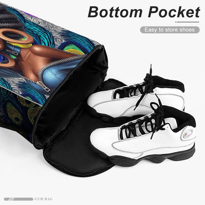 Waffle Cloth Sprots Drawstring Bag (Multi-Sites)