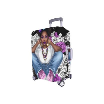 Floral Beauty Suitcase Cover Luggage Cover/Small 18"-21"