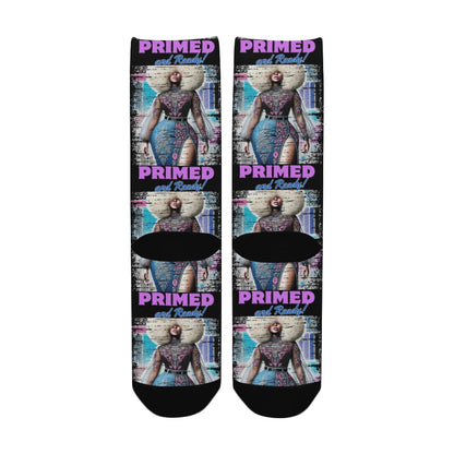 Primed and Ready Socks Custom Socks for Women