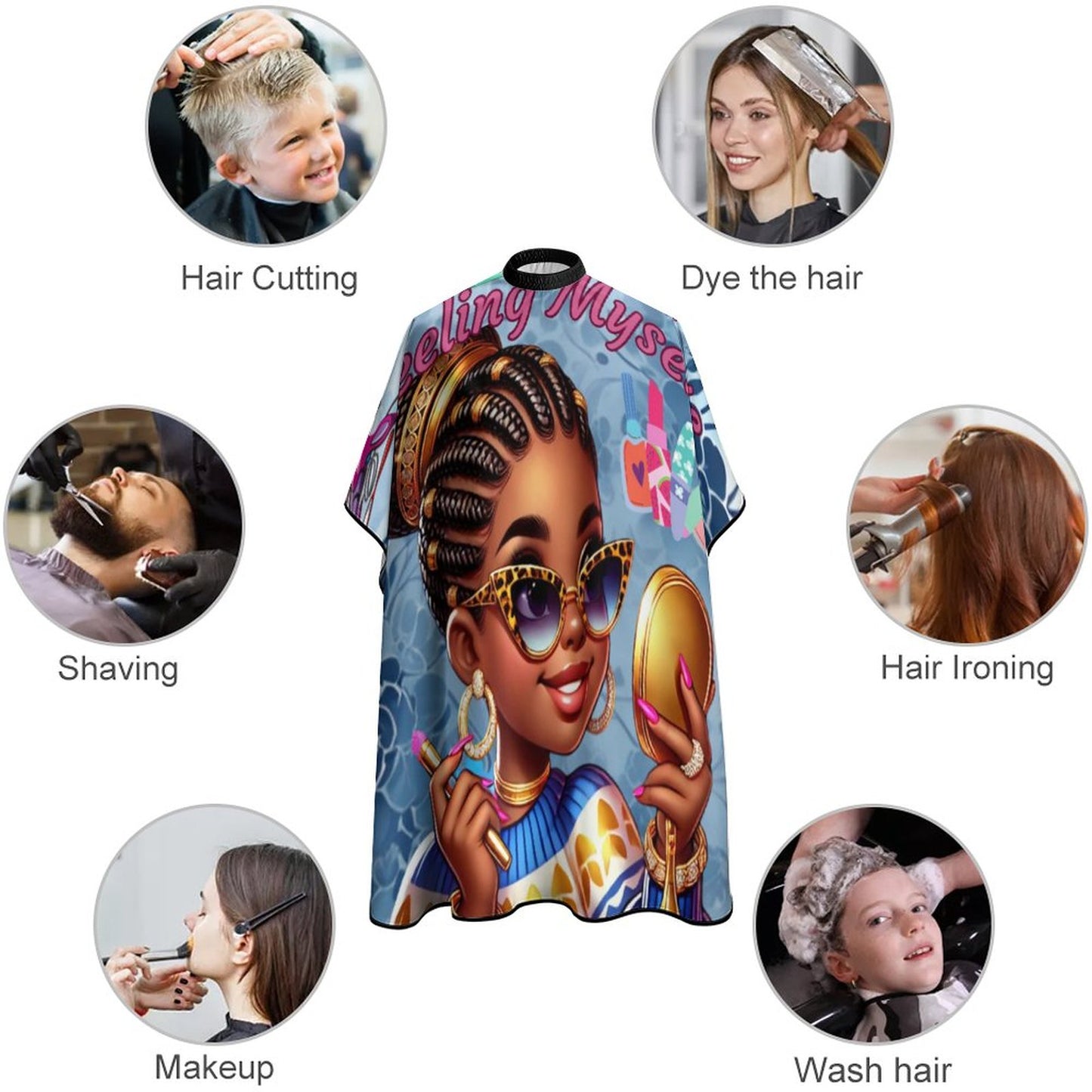 Feeling Myself Children's Barber Apron
