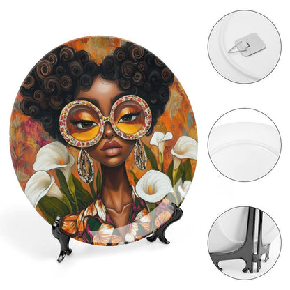Bone China Decorative Plate
