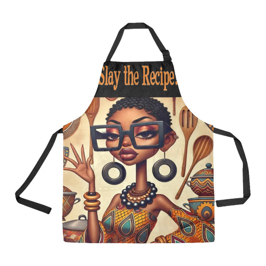 Slay the Recipe Kitchen Apron All Over Print Apron