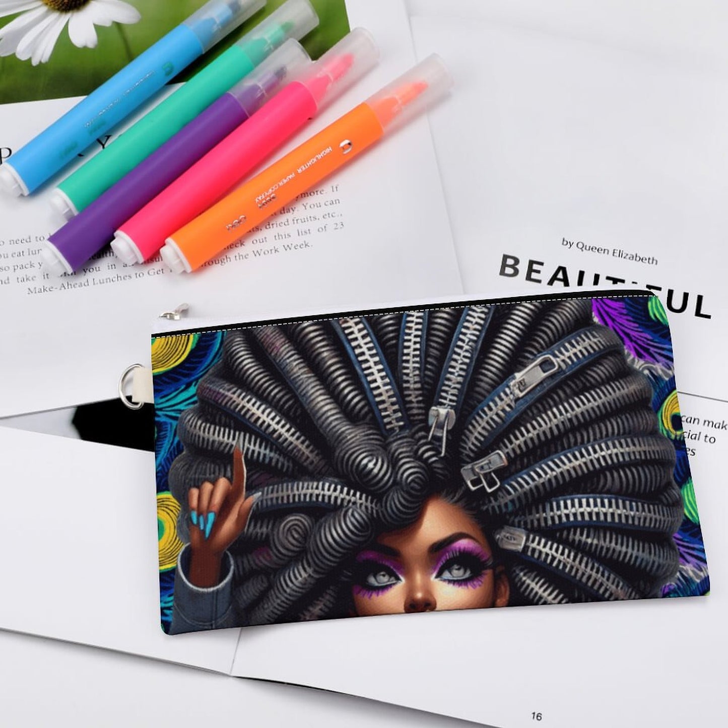 All-Over Printing Canvas Wallets