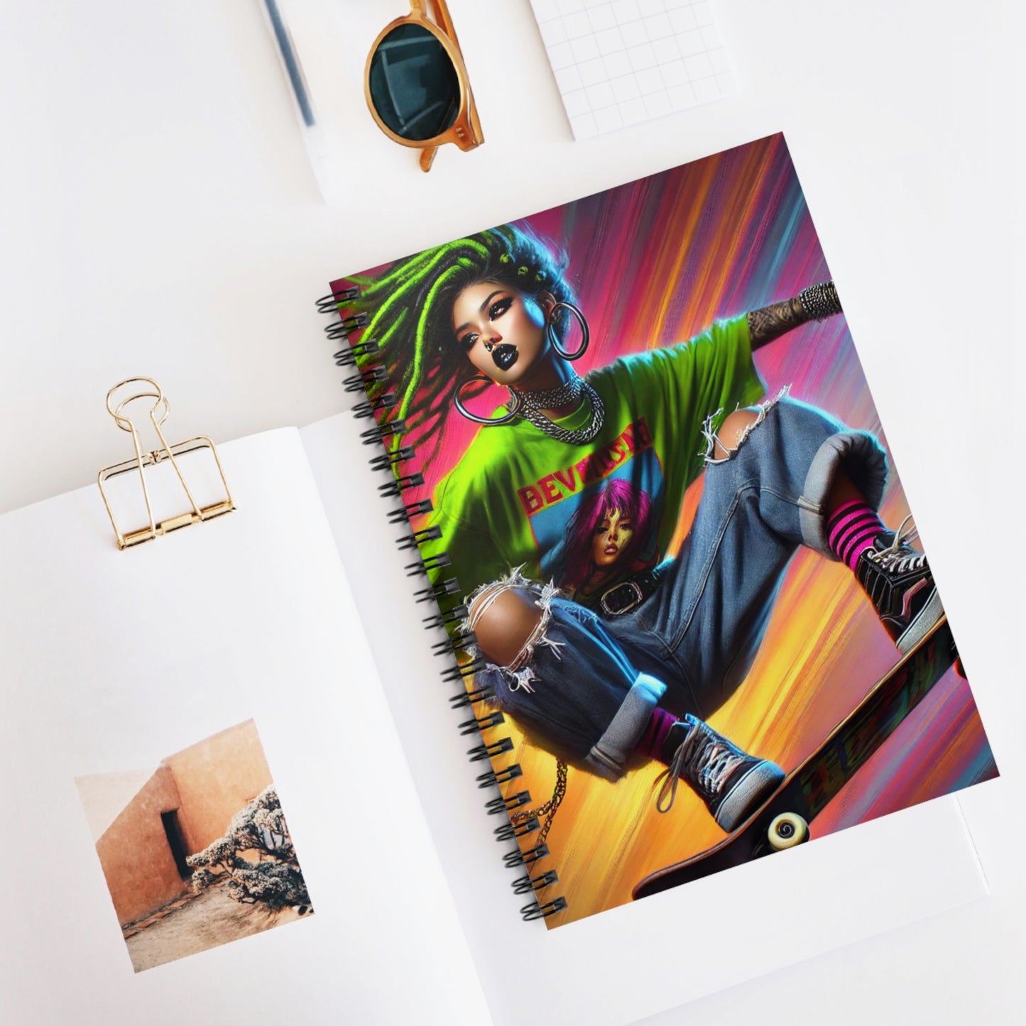 Flying High Spiral Notebook - Ruled Line #FH4