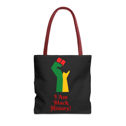 Empowering Black History Tote Bag - "I Am Black History!"