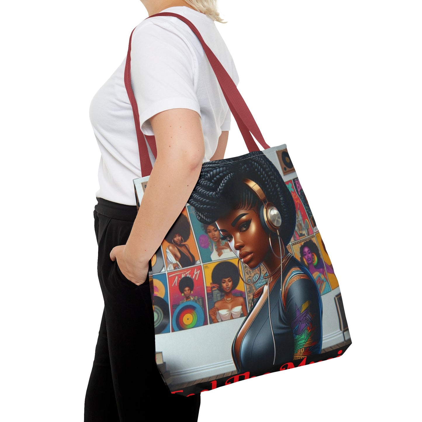 Feel The Music Tote Bag (AOP) #FM8