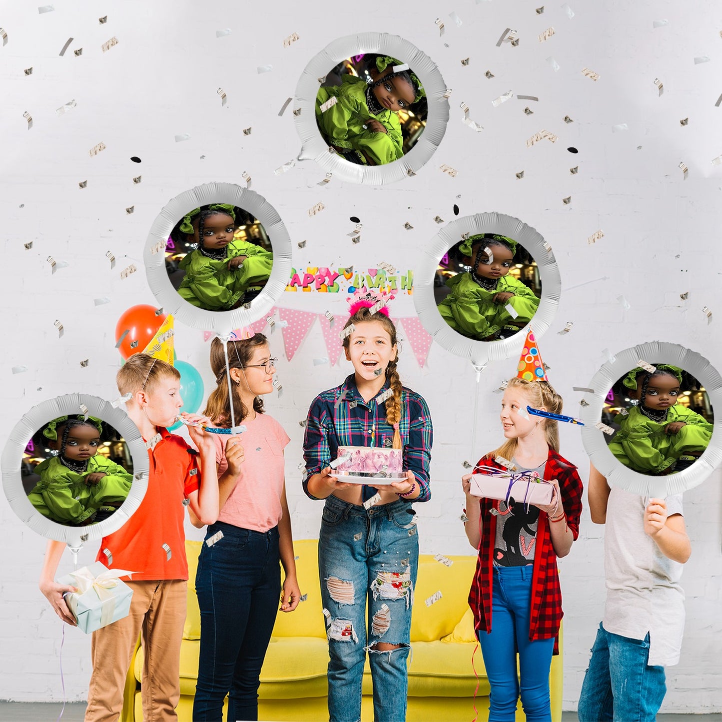 Kids Swag Foil Balloon (18inch)(5 Pack) Foil Balloon (18inch)(5 Pack)