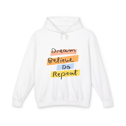 Affirmations Unisex Lightweight Hooded Sweatshirt #AU2