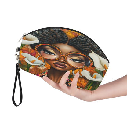 Curved cosmetic Bag