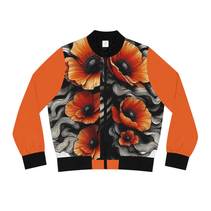 Zebra Fantasy Women's Bomber Jacket (AOP) #ZF10