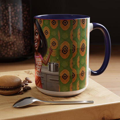 Soulful Bites and Kitchen Delights Accent Coffee Mug (11, 15oz) #SBKD1