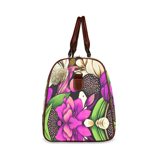 Violet Tulip Waterproof Travel Bag/Small (Model 1639) Waterproof Travel Bag/Small (Model 1639)