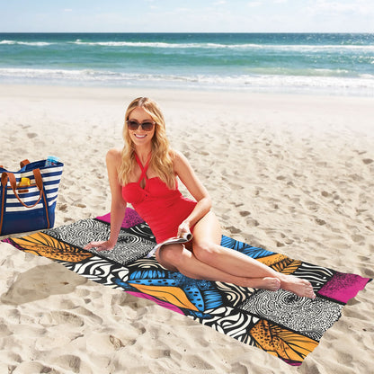 Beach Towel Suede  31.5"x 71"