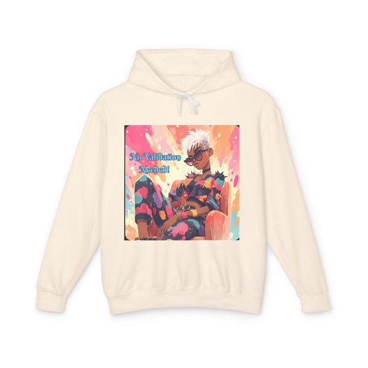 Empowering Affirmations Lightweight Hoodie, Inspirational Sweatshirt, Self Love