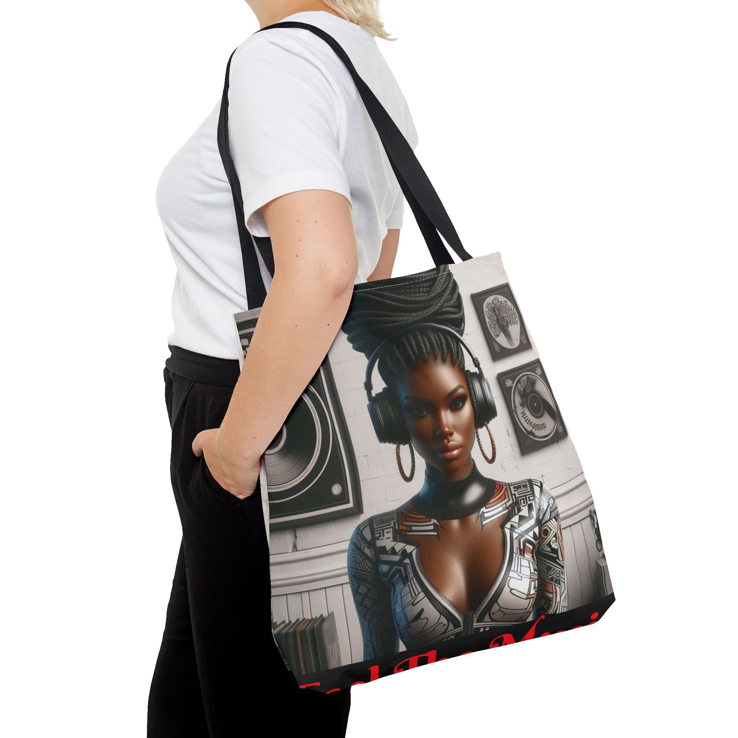 Feel The Music Tote Bag (AOP) #FM6