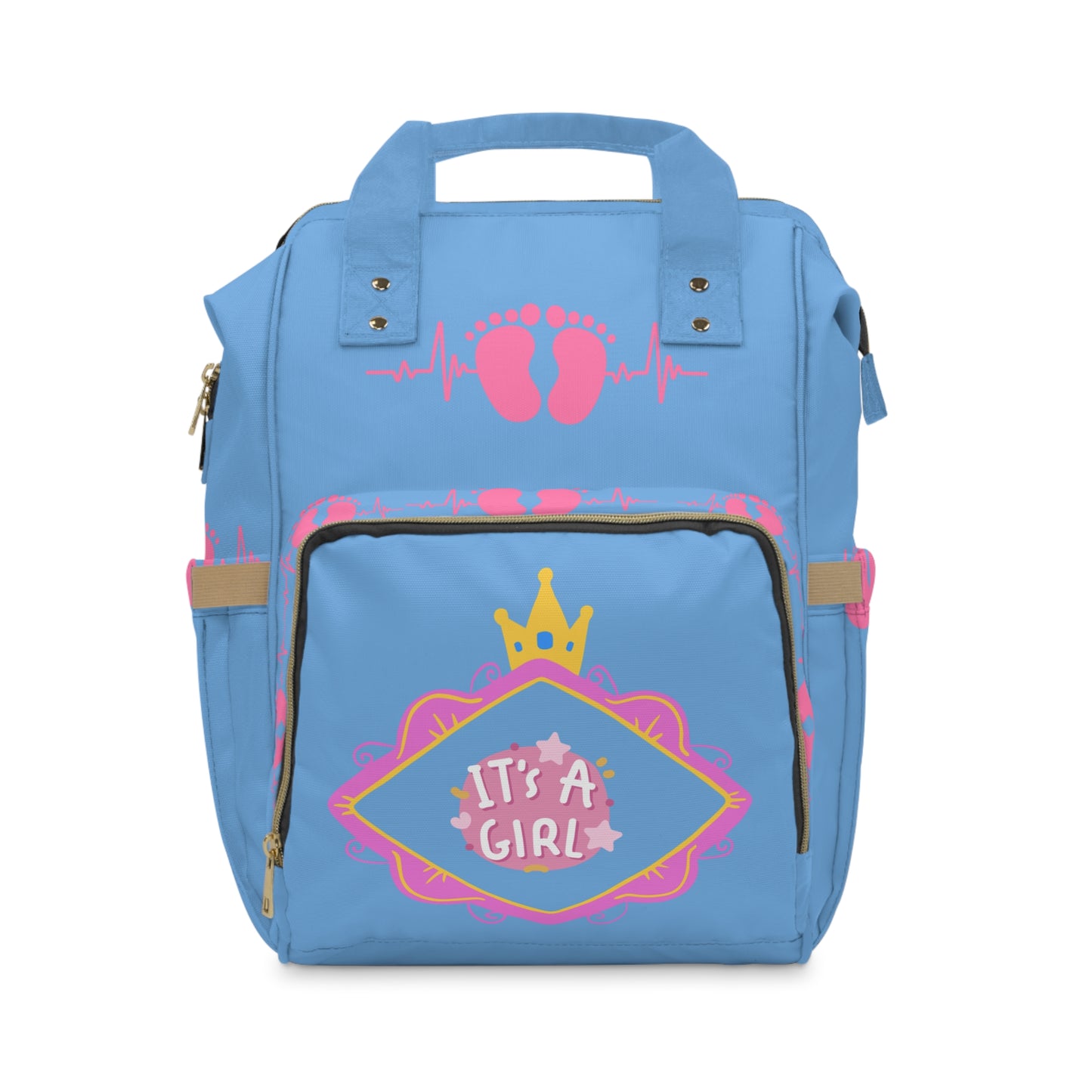 It's A Girl Multifunctional Diaper Backpack #IAG2