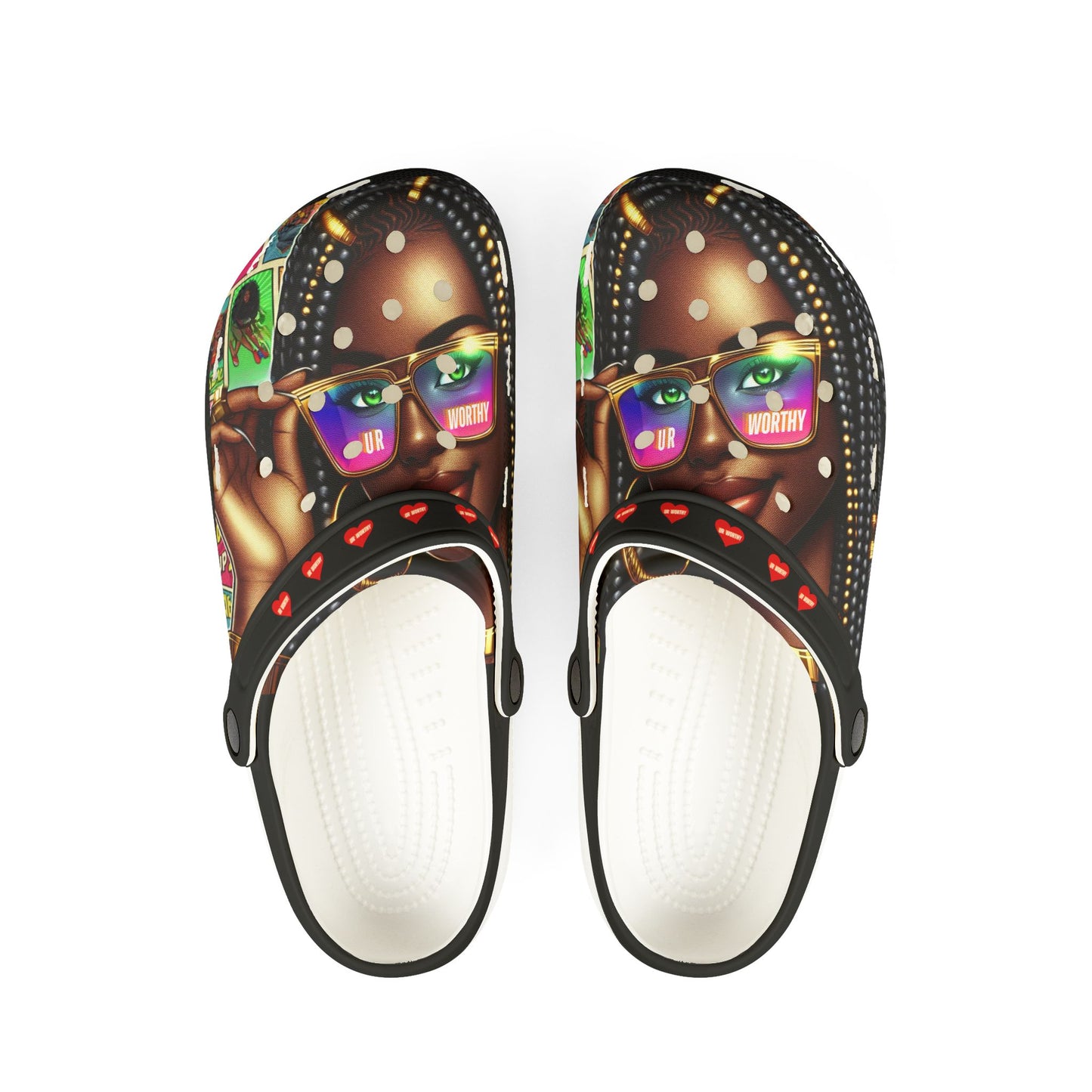 UR Worthy EVA Foam Rubber Shoes (AOP) #7U
