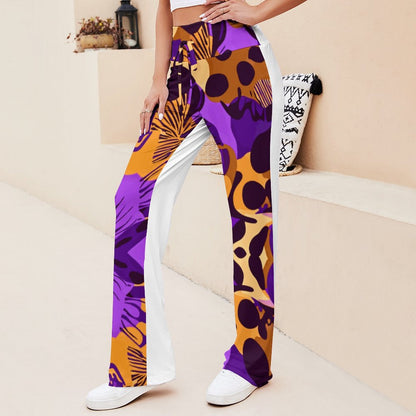 Personalized Drawstring Yoga PantsxP with Straight Baggy (All-Over Printing)