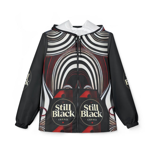 Still Black Windbreaker Jacket (AOP) #SB16