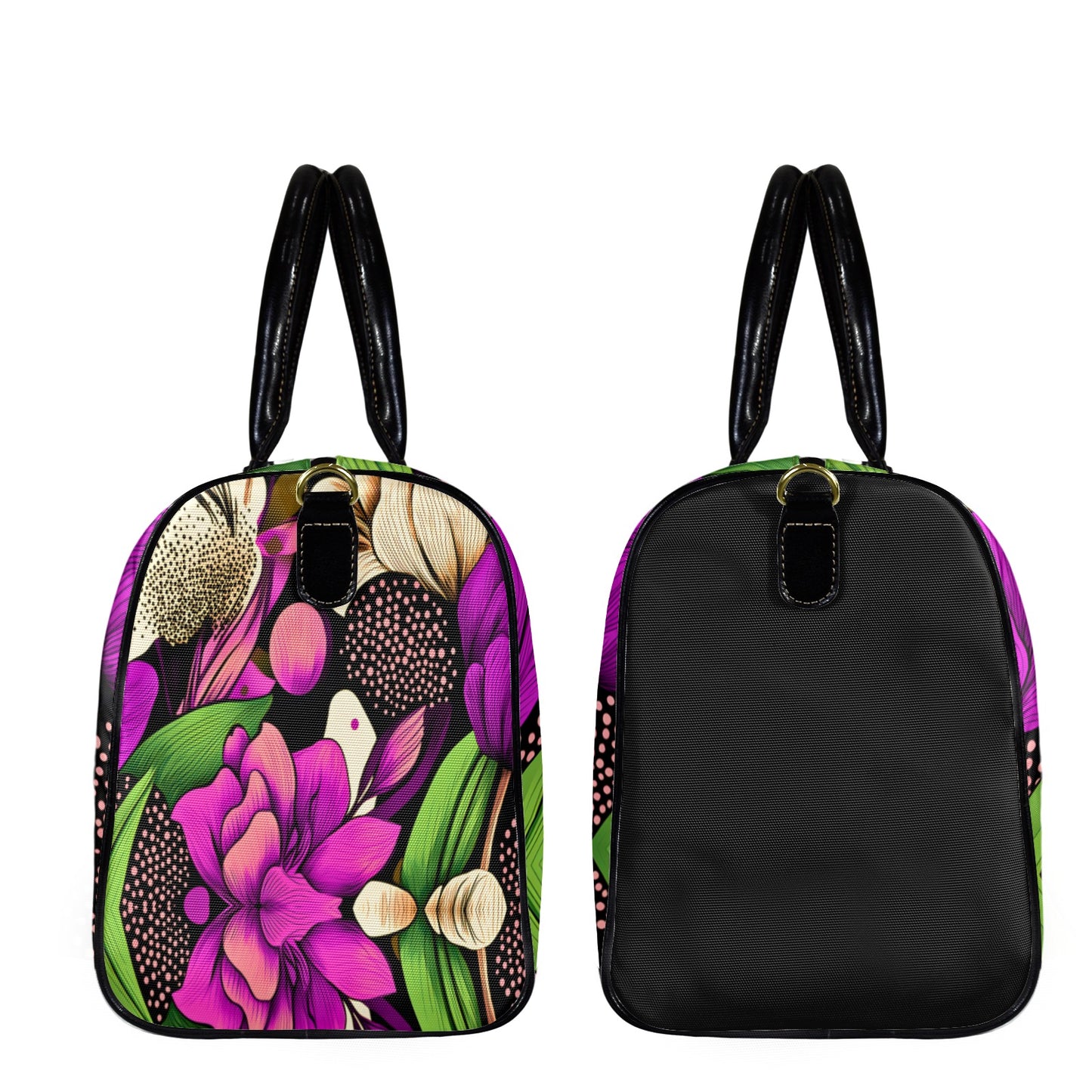Blue Tulip Large Capacity Travel Bag-Small (Black Short Patch) (1737) Large Capacity Travel Bag-Small (Black Short Patch) (1737)