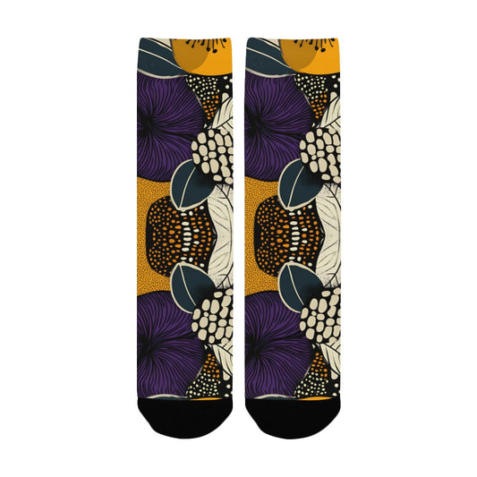 Geometric Pattern Socks for Men Women's Custom Socks