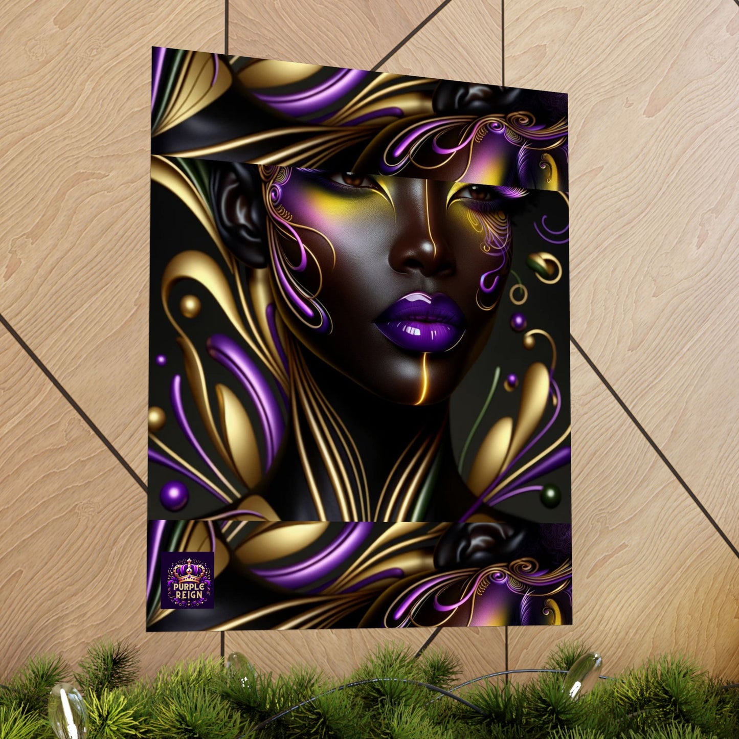 Purrple Reign Matte Vertical Posters #PR7