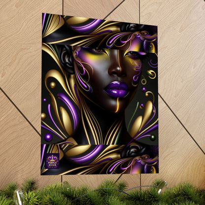 Purrple Reign Matte Vertical Posters #PR7