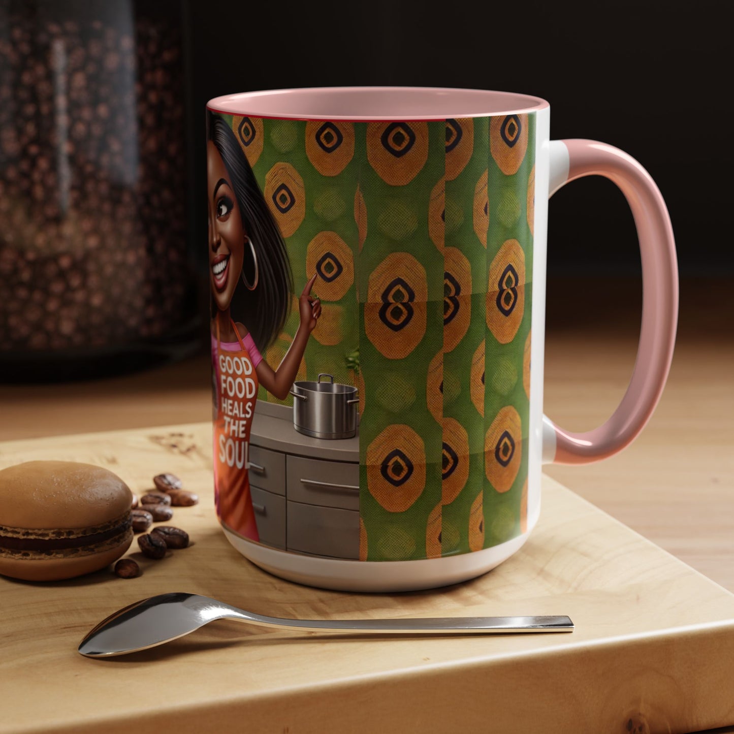 Soulful Bites and Kitchen Delights Accent Coffee Mug (11, 15oz) #SBKD1