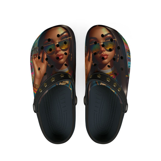 Future Boss EVA Foam Rubber Shoes (AOP) #25U