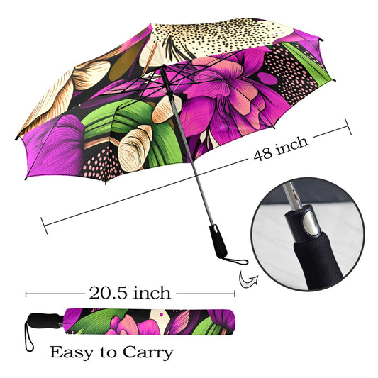 Violet Tulip Semi-Automatic Foldable Umbrella (Model U12) Semi-Automatic Foldable Umbrella (Model U12)